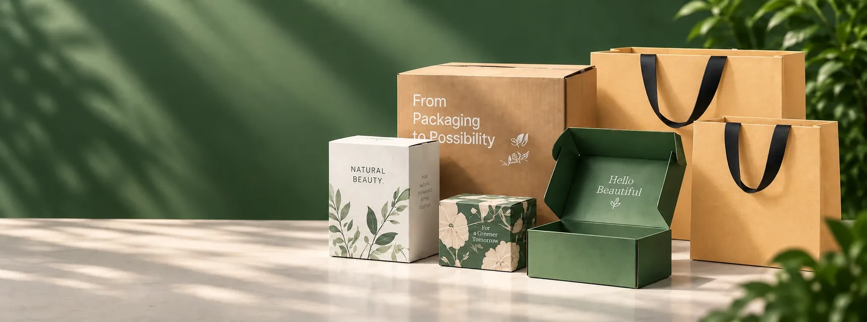 Custom paper bags, color boxes, corrugated cartons and folding boxes