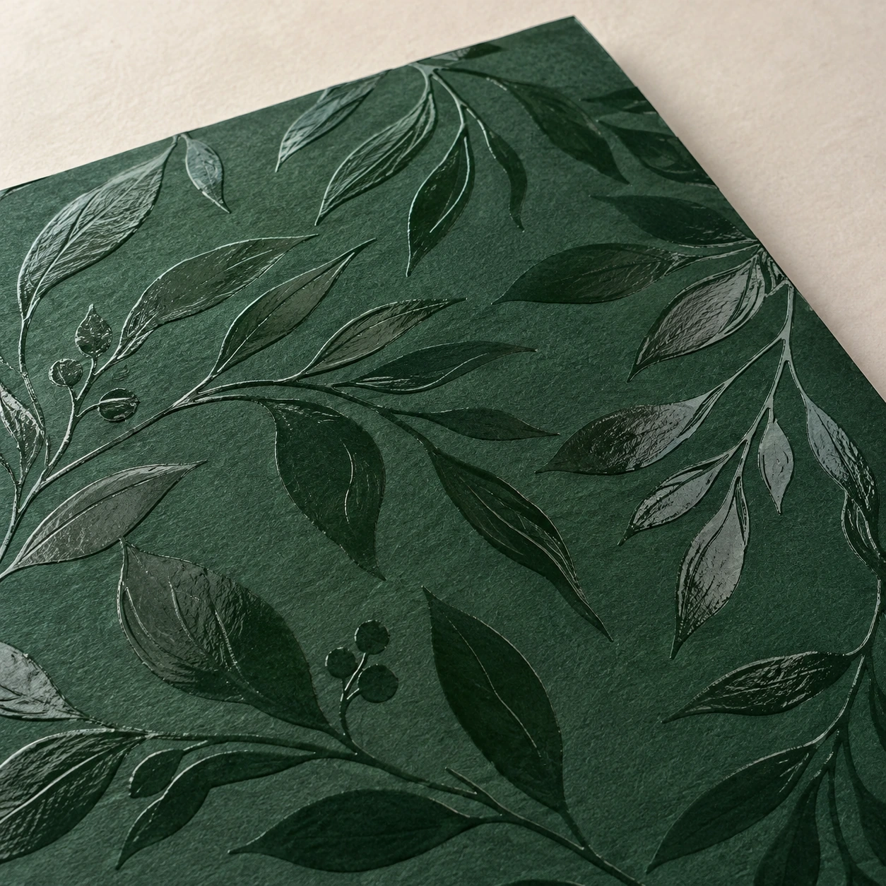 UV finishing illustrative detail
