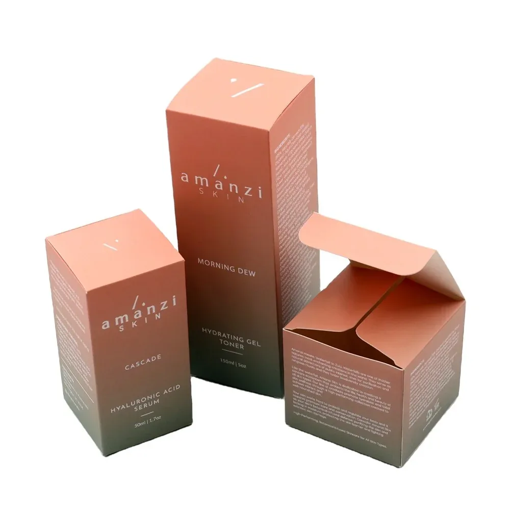 Custom Gradient Printed Beauty Cartons