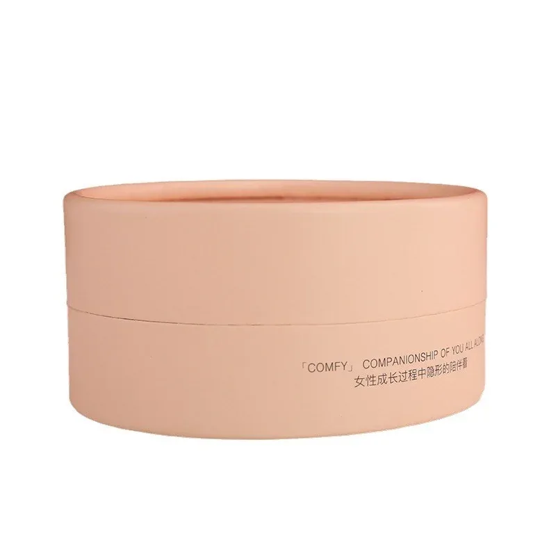 Custom Peach Round Presentation Box