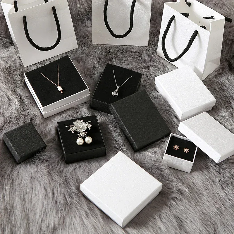 Custom Black and White Jewelry Box