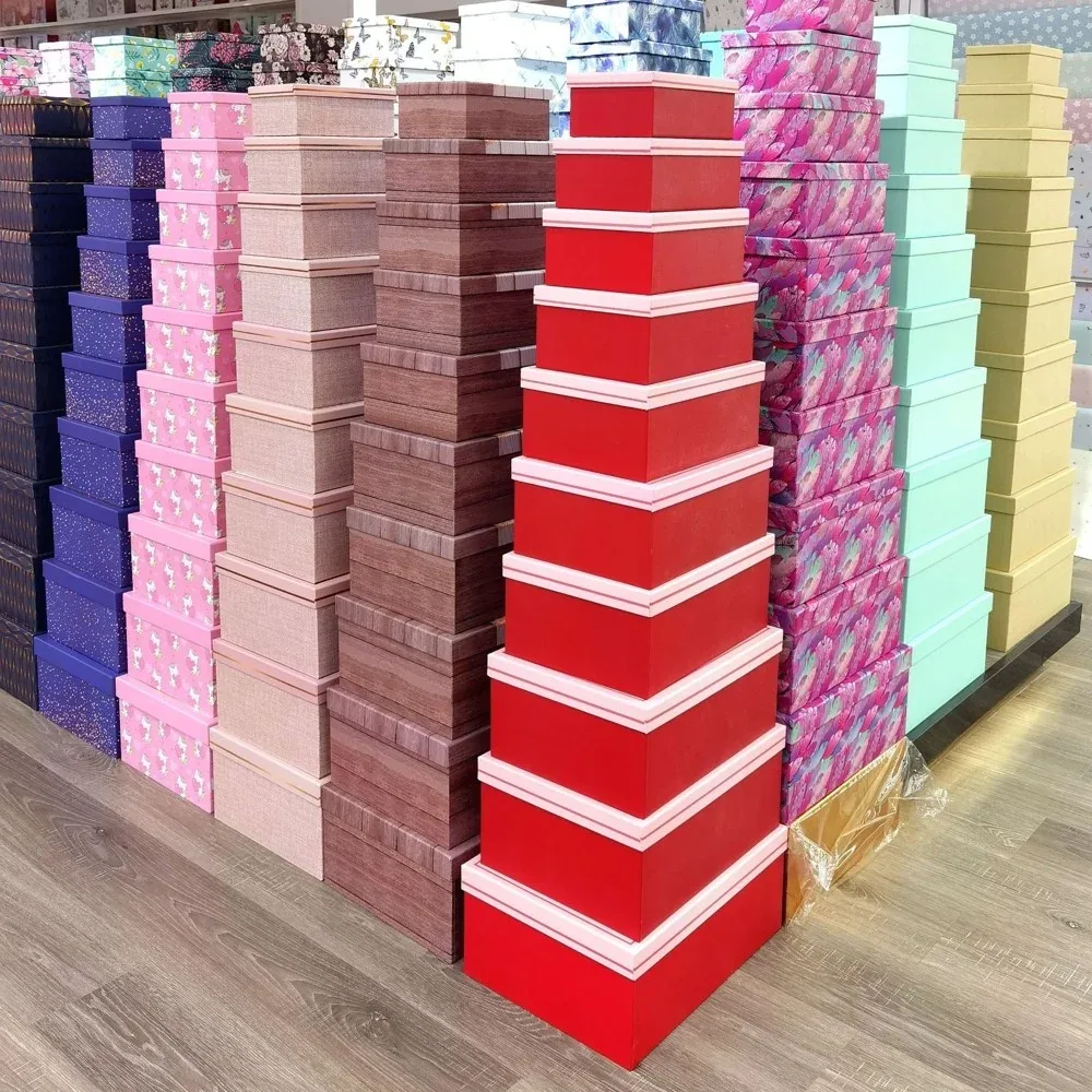 Custom Two-Piece Gift Boxes in Assorted Sizes