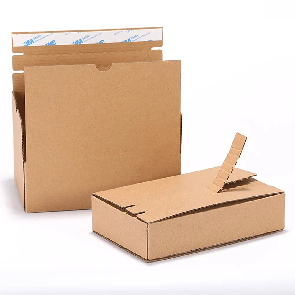 Custom Kraft Tear-Strip Shipping Carton view 2
