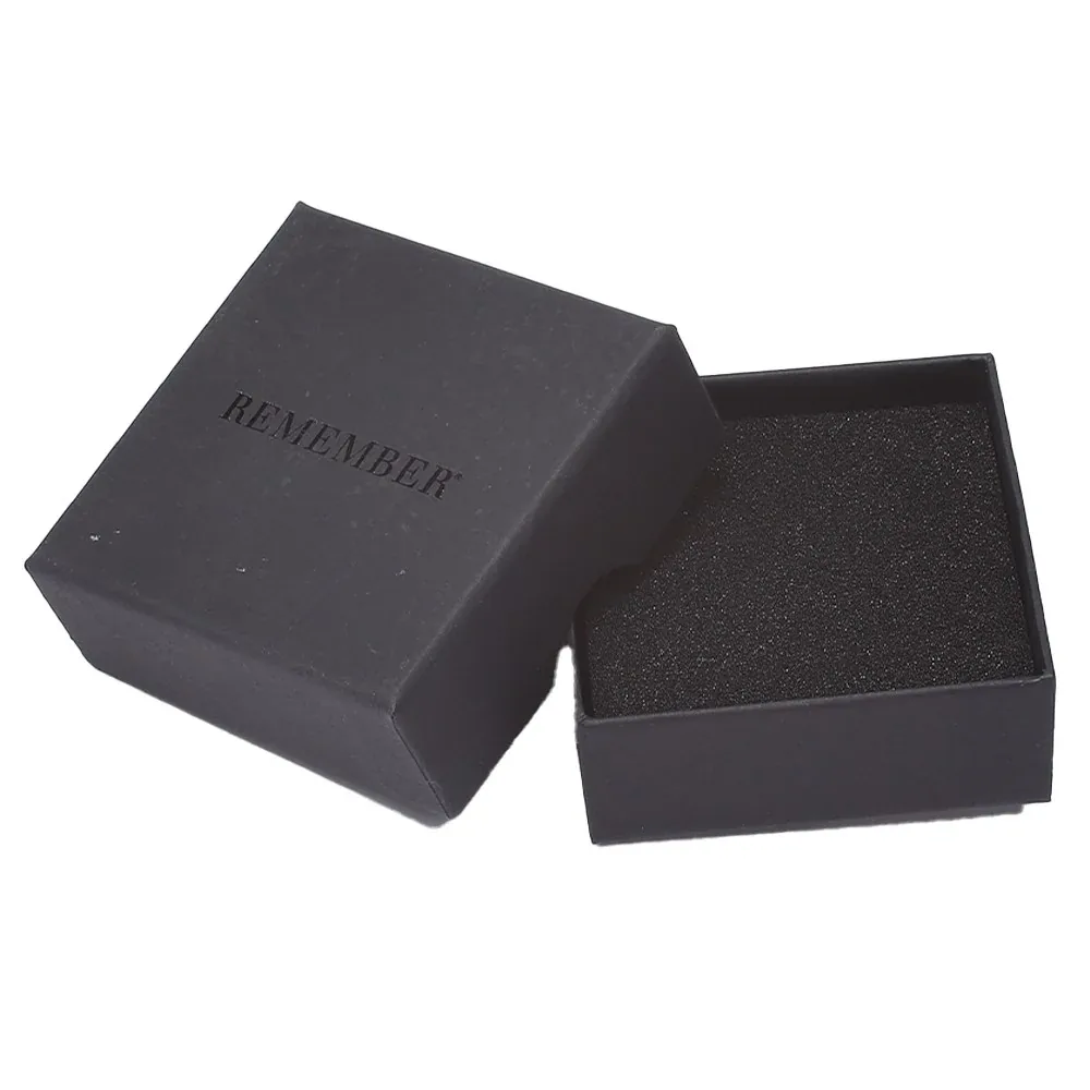 Custom Black Square Presentation Box view 2