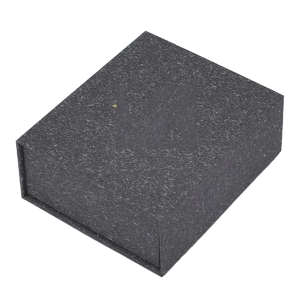 Custom Dark Textured Hinged Gift Box