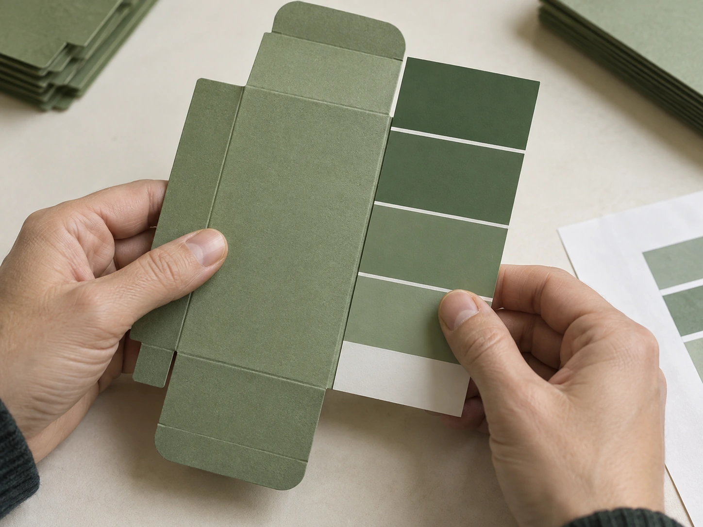 Color consistency — illustrative inspection scene
